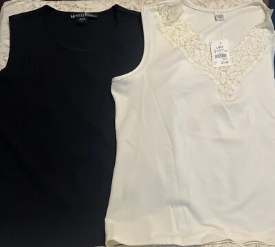 Lote de 2 camisetas sin mangas una nueva con etiquetas talla L Foto 1 de 4