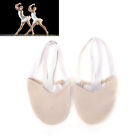 Half PULeather Sole ballet pointe Dance Shoes Rhythmic Gymnastics Slippers# C~
