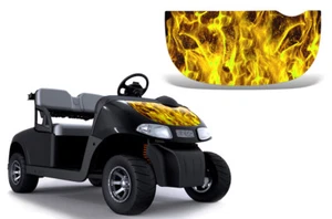 EZ Go Freedom RXV Golf Cart Hood Graphics Kit Sticker Decal 2015-22 ICE YELLW - Bild 1 von 3
