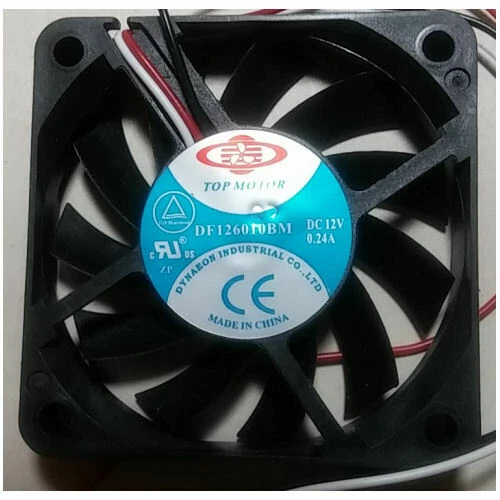 Dynatron 60mm x 60mm x 10mm Ball Bearing 3pin Fan , DF126010BM-3G - Image 1 of 1