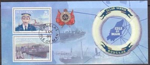 ISLE OF MAN 2009, CENTENARY SINKING SS ELLAN VANNIN. SG MS1548  FINE USED - Picture 1 of 1