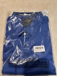 Men's Paul Jones Royal Blue Long Sleeve Button Down Dress Shirt 3XL NWT - Picture 1 of 3