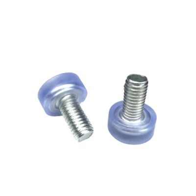 Klarer Gummi M6 M8 Gewinde Nivellierung Maschine Füße Höhenverstellbar Schraube - Bild 1 von 4