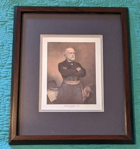 Vtg General Robert E Lee Collection Of The Corcoran Gallery Of Art Framed Print - Picture 1 of 12