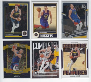 Nikola Jokic Lot (6) Basketball Cards 2022-24 Panini Optic Inserts Nuggets - Picture 1 of 2