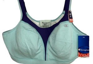 Champion Sports Bra 42C Max Support Soft Lined Cups Comfort Stretch MSRP $48 NWT - Picture 1 of 12