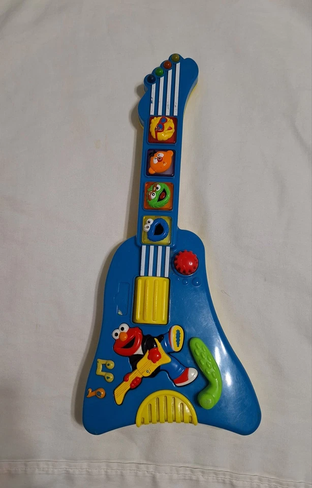 Guitarra Rock Sesame Street 1998 De Colección Probada Funciona Foto 1 de 1