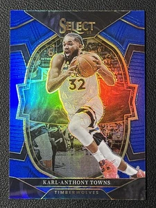 2022-23 Panini Select #12 Karl-Anthony Towns Blue Prizms Minnesota Timberwolves - Picture 1 of 2