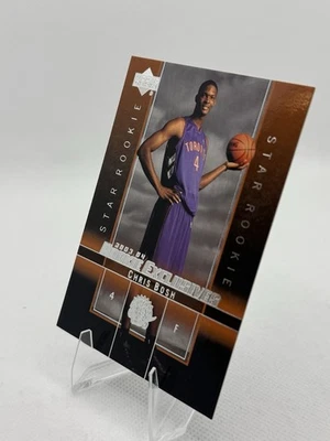 Chris Bosh RC 2003-04 Upper Deck Rookie Exclusives No.4 Toronto Raptors - Image 1 of 4