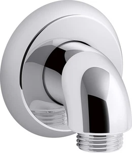 Codo de suministro de montaje en pared Forte con válvula de retención - Imagen 1 de 3