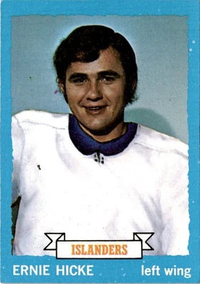 1973-74 Topps #18 Ernie Hicke New York Islanders - Image 1 of 2