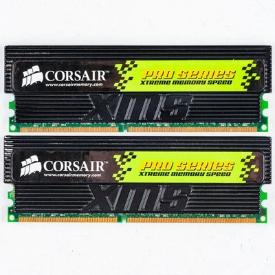 Corsair XMS LED 1GB DDR 400 CMX512-3200C2PRO Activity Lights Retro Gaming Memory - Image 1 of 4