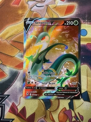 Serperior V 170/195 Silver Tempest Ultra Rare Holo Pokemon TCG Card NM - Image 1 of 2