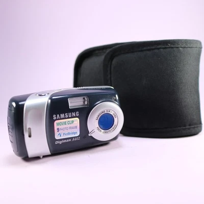 Samsung Digital Camera Digimax A402 4.0MP Blue Tested - Image 1 of 4