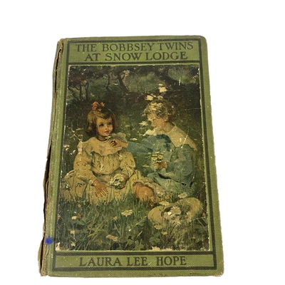 Vintage 1913 The Bobbsey Twins at Snow Lodge Laura Lee Hope HC Grosset Dunlap - Image 1 of 4
