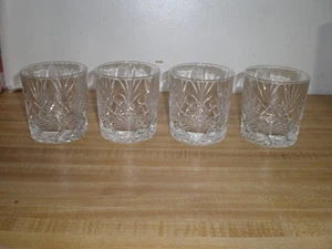 Juego de 4 rocas de vidrio WOODFORD RESERVE Glencairn con logotipo en relieve - Imagen 1 de 5