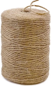 PerkHomy Natural Jute Twine 600 Feet Long Twine String for Crafts Gift Wrapping - Picture 1 of 7