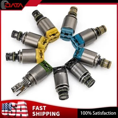 9pcs Valve Body Solenoids For 01-11 BMW 325i 335is 535i 328i ZF6HP19 6HP21 6HP26 - Image 1 of 4