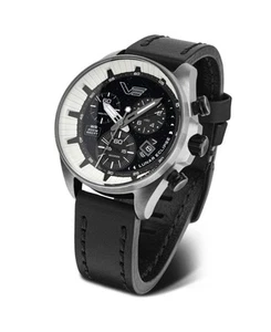VOSTOK EUROPE Men Analog Quartz Casual Watch Classic Dress Black Dial Waterproof - Picture 1 of 10