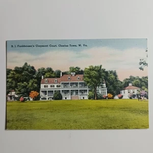 Charles Town West Virginia ca. 1940er R. J. Funkhouser's Claymont Court Postkarte - Bild 1 von 7