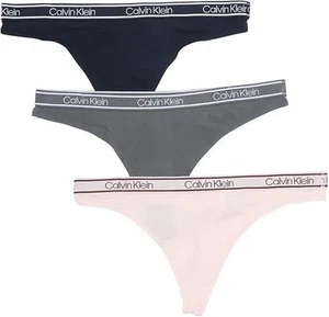 Calvin Klein Damskie The Ultimate Comfort Stringi Wiskoza Wykonane z bambusa - Zdjęcie 1 z 2