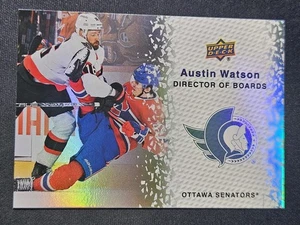 23-24 Upper Deck Austin Watson Director Of The Boards 🚨🚨🚨 Ottawa Senators - Picture 1 of 2