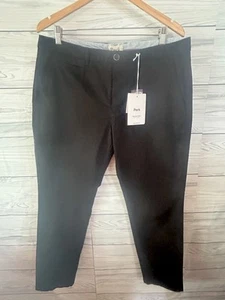 NUEVO Pantalones Chinos Perk Feel Good Calce Ajustado Elastizados Negros Para Hombre Talla 36x30 706 - Imagen 1 de 4