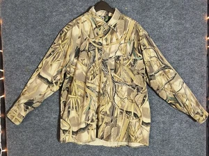 Vintage White Water Outdoors/Ducks Unlimited Camouflage Button Down Hemd Herren XL - Bild 1 von 18