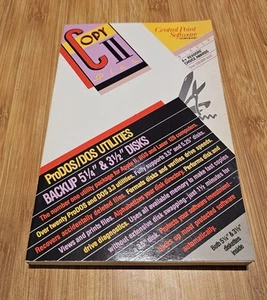COPY II PLUS PRODOS /DOS UTILITIES MANUEL D'INSTRUCTIONS DE SAUVEGARDE SUR DISQUE - Photo 1/2