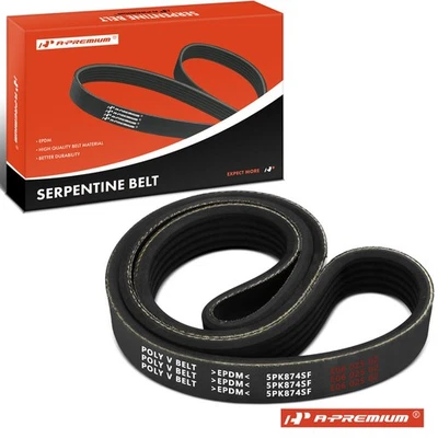 Cinturón serpentino A-Premium 34,41 pulgadas para Ram 2500 3500 2014-2023 4500 5500 14-21 Foto 1 de 4