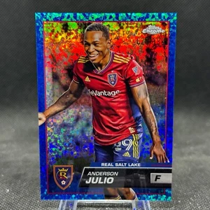 Anderson Julio 2023 Topps Chrome MLS Blue Mini-Diamond /199 Real Salt Lake #93 - Picture 1 of 2