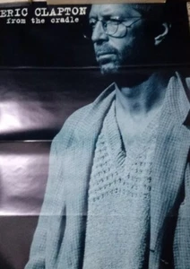 *Ultra Rare* Eric Clapton "From The Cradle" Promo Poster - No Album Art Version - Picture 1 of 6