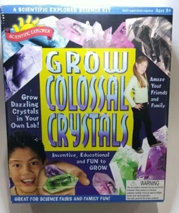New Scientific Explorer Educational Fun Grow Colossal Crystals Kit. Free Ship - Picture 1 of 4