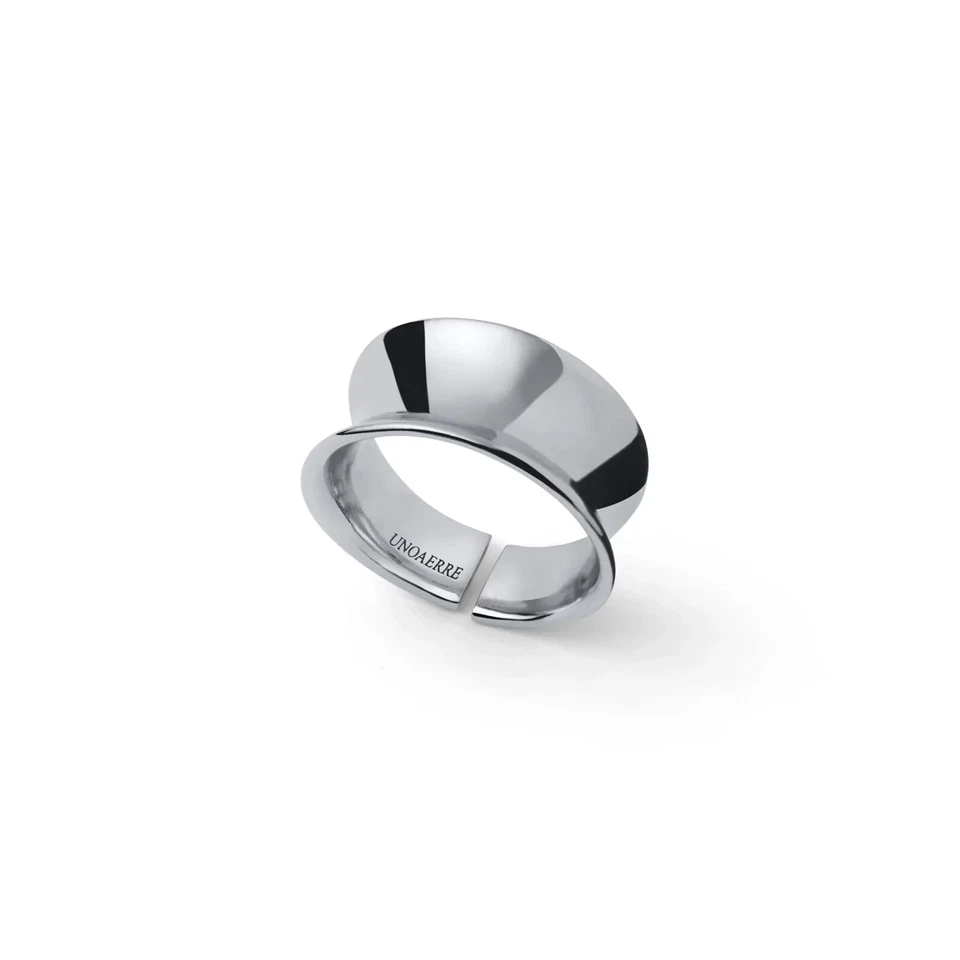 UNOAERRE ANELLO da donna a fascia in bronzo placcato argento   (2646) - Immagine 1 di 4