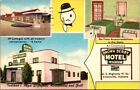 Vintage Postcard Brown Derby Motel and Grill Evansville Indiana B1