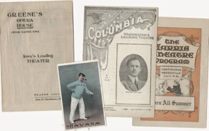 ~1910 Cedar Rapids Opera House; J Powers HAVANA; Columbia Theatre DC; Vaudeville - Picture 1 of 24