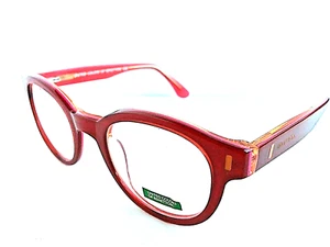 Nuevo marco redondo de gafas UNITED COLORS OF BENETTON BN 253 02 rojo 48 mm - Imagen 1 de 6