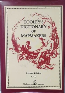 Tooley's Dictionary of Mapmakers,A-D v.1,Tooley,Herbert,Broekema,Josephine - Picture 1 of 6