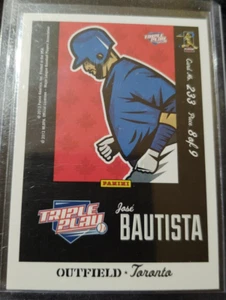 2012 Panini Triple Play Puzzles #233 Jose Bautista Blue Jays 8 of 9 - Picture 1 of 2