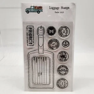 Luggage Stamps Psalm 141:3 BTWFG By The Well 4 God Acrylic Stamp Set DIY - Picture 1 of 9