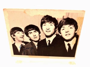Vintage Beatles Trading Card 2nd Series 61-115 No 91 TCG US Harrison Autosigned - Bild 1 von 7