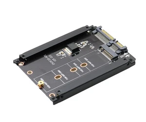 Metal Case B+M Key M.2 NGFF SSD To 2.5 SATA Adapter Card With Enclosure Socket - Afbeelding 1 van 8