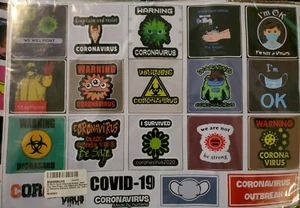 41 stickers disease outbreak stickers  - Picture 1 of 12