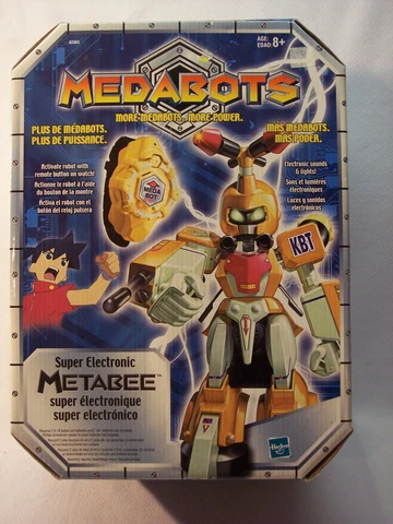 Medabots Super Electronic Metabee Action Figure Robot 2002 Hasbro New Unopened Cover