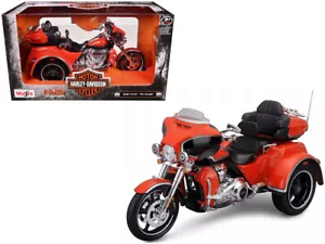 MOTO HARLEY DAVIDSON CVO TRI GLIDE 2021 ROSSO SCURO 1/12 DI MAISTO 32337OR - Foto 1 di 5