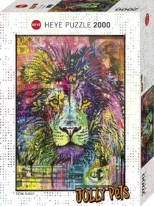 NEW Heye Jigsaw Puzzle Adults 2000 Pieces 29894 Lion's Heart Jolly Pets - Imagen 1 de 2