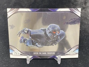 ENTER THE DARK TROOPERS 2022 TOPPS CHROME STAR WARS: THE MANDALORIAN #S2-35 BASE - Picture 1 of 2