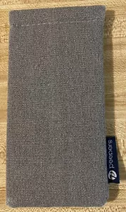 Custodia per occhiali in tessuto grigio Peepers - Foto 1 di 6