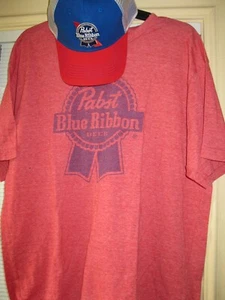 Pabst Blue Ribbon Bierhut Kappe OSFM & T-Shirt xl gebraucht 2 Artikel - Bild 1 von 12