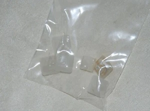 6 Vintage White Ivory Buttons Square Shank (5) 10mm (1) 7mm  - Picture 1 of 2